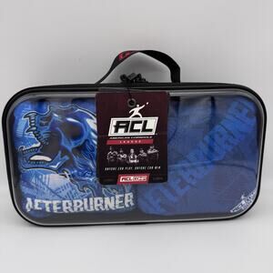 ACL Afterburner Cornhole Bag Set Full Size 4 Pack Carry Case Blue ACL COMP NEW